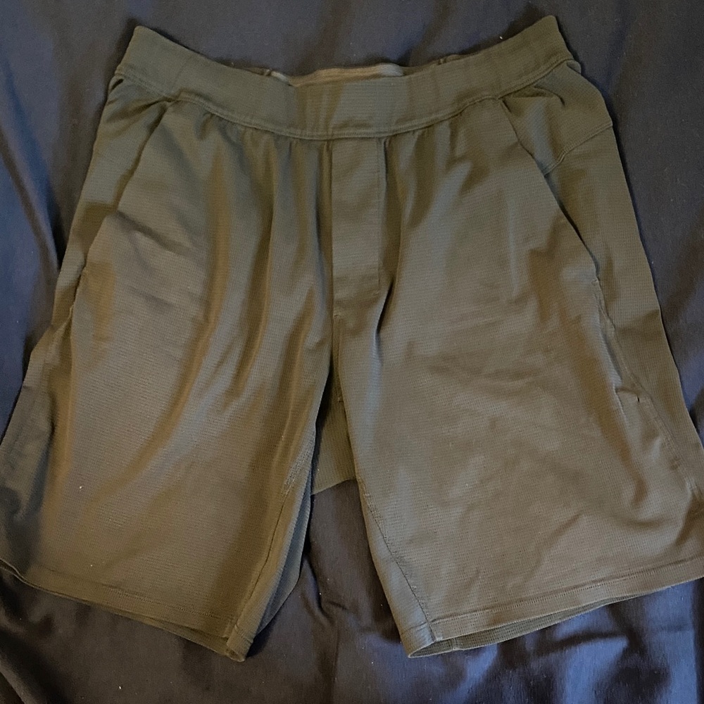 lululemon Gray Mesh Athletic Shorts